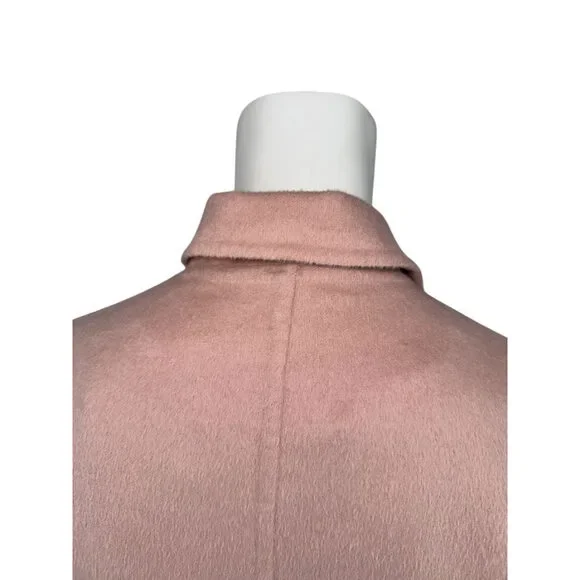 Prada Blush Pink Alpaca-Blend Cocoon Coat – Size IT 36